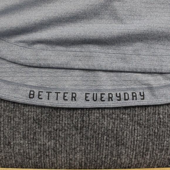 Lululemon Hoodie Men Medium Drysense License To Train Lightweight Blue Gym - Picture 2 of 7